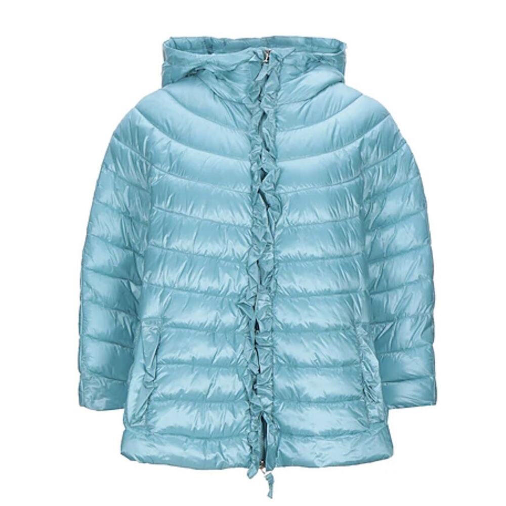 TWINSET simona barbieri women’s jacket / cloak sz. 6 blue NWT